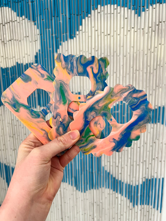 Colorful Marble Outlet Covers