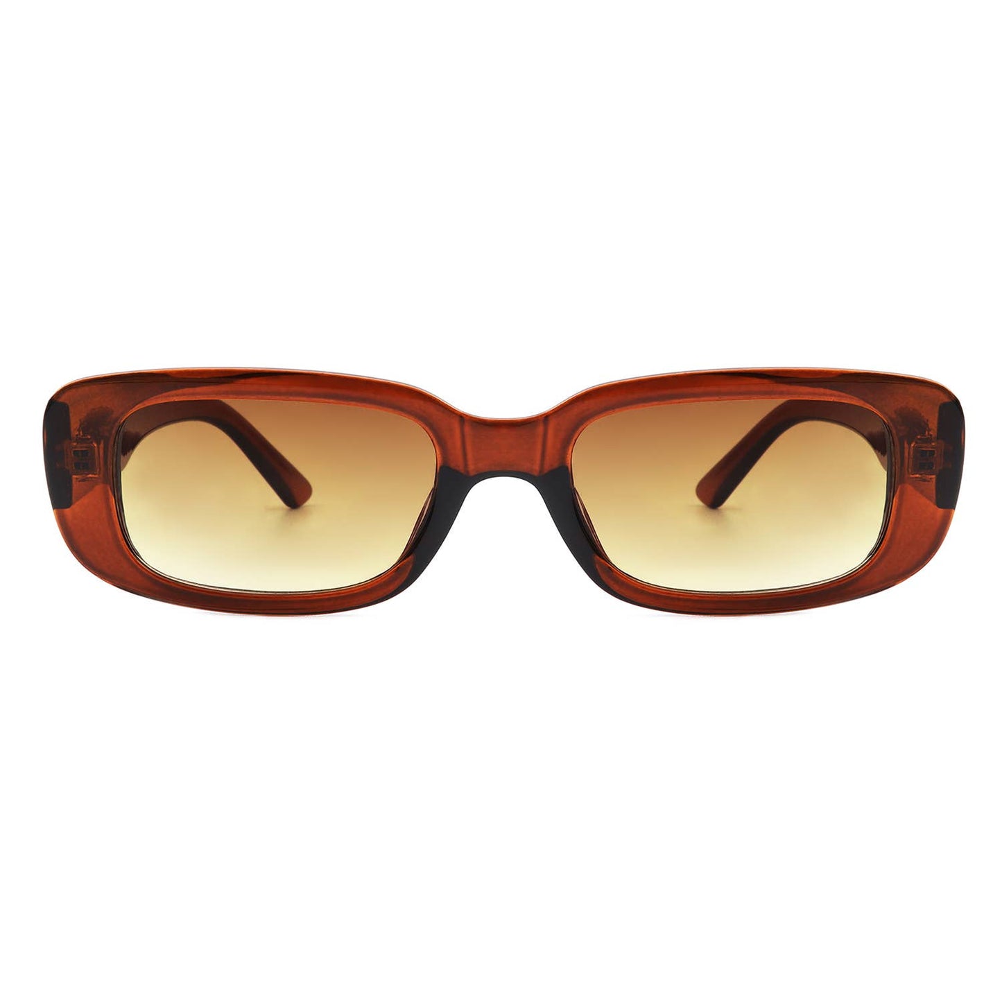 Rectangle Narrow Fashion Vintage Slim Retro Sunglasses: No Packaging
