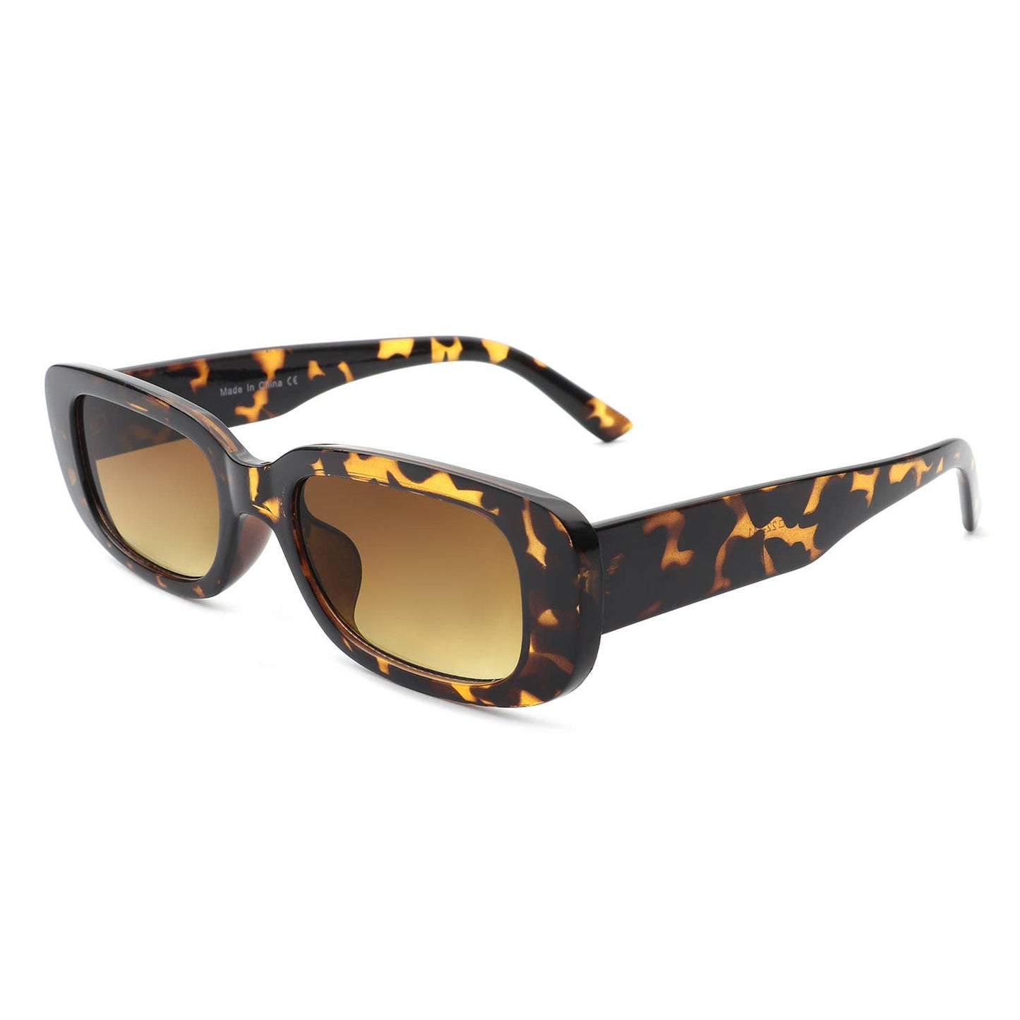 Rectangle Narrow Fashion Vintage Slim Retro Sunglasses: No Packaging