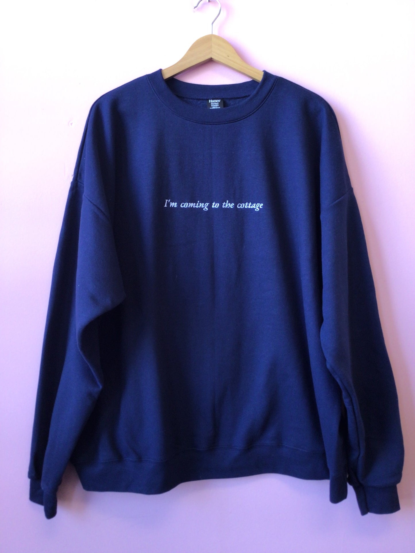 "I'm coming to the cottage" Heated Rivalry Embroidered Top