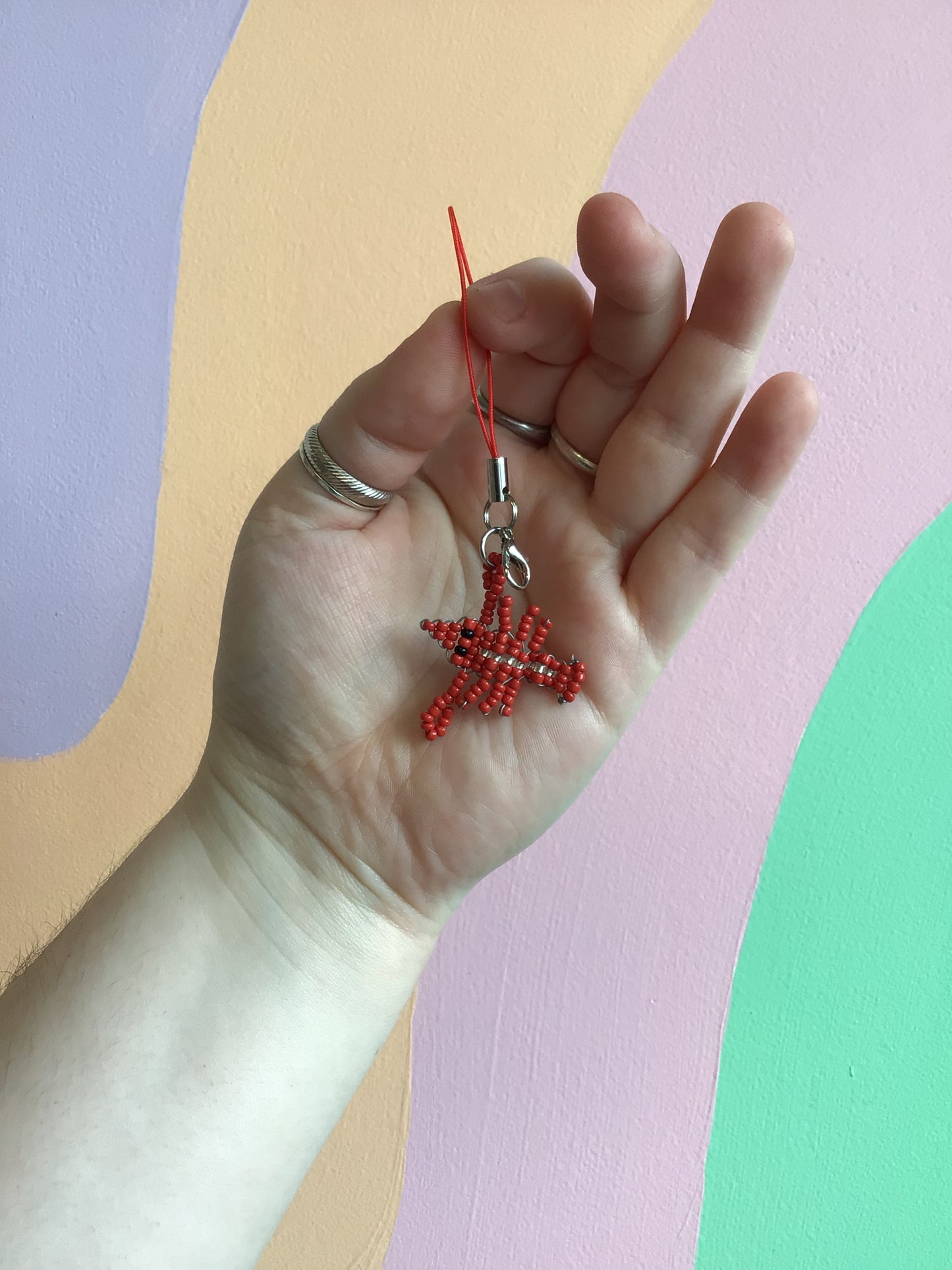 Teeny Beaded Phone/Bag Charms