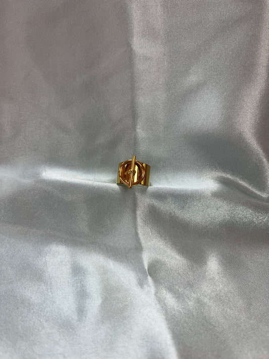 Ticking Titanium Ring
