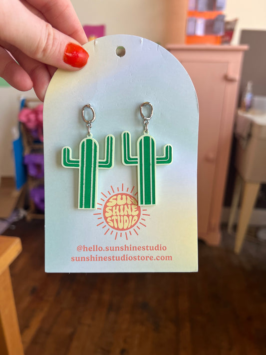 Cactus Earrings