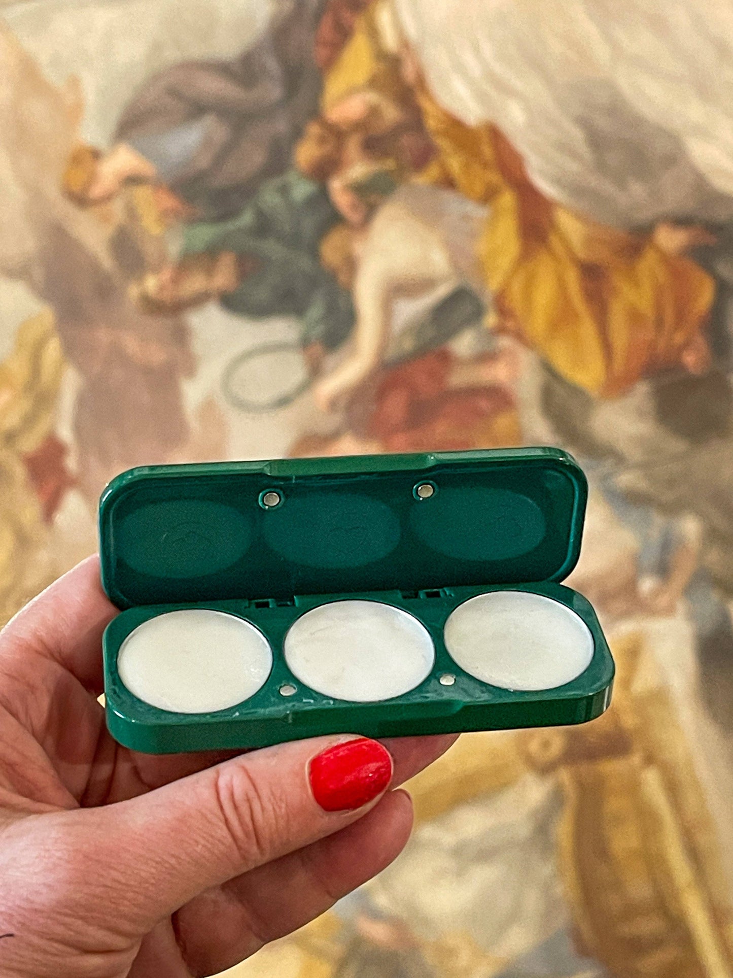 Ibiza Jade Green Refillable Compact - ēma 