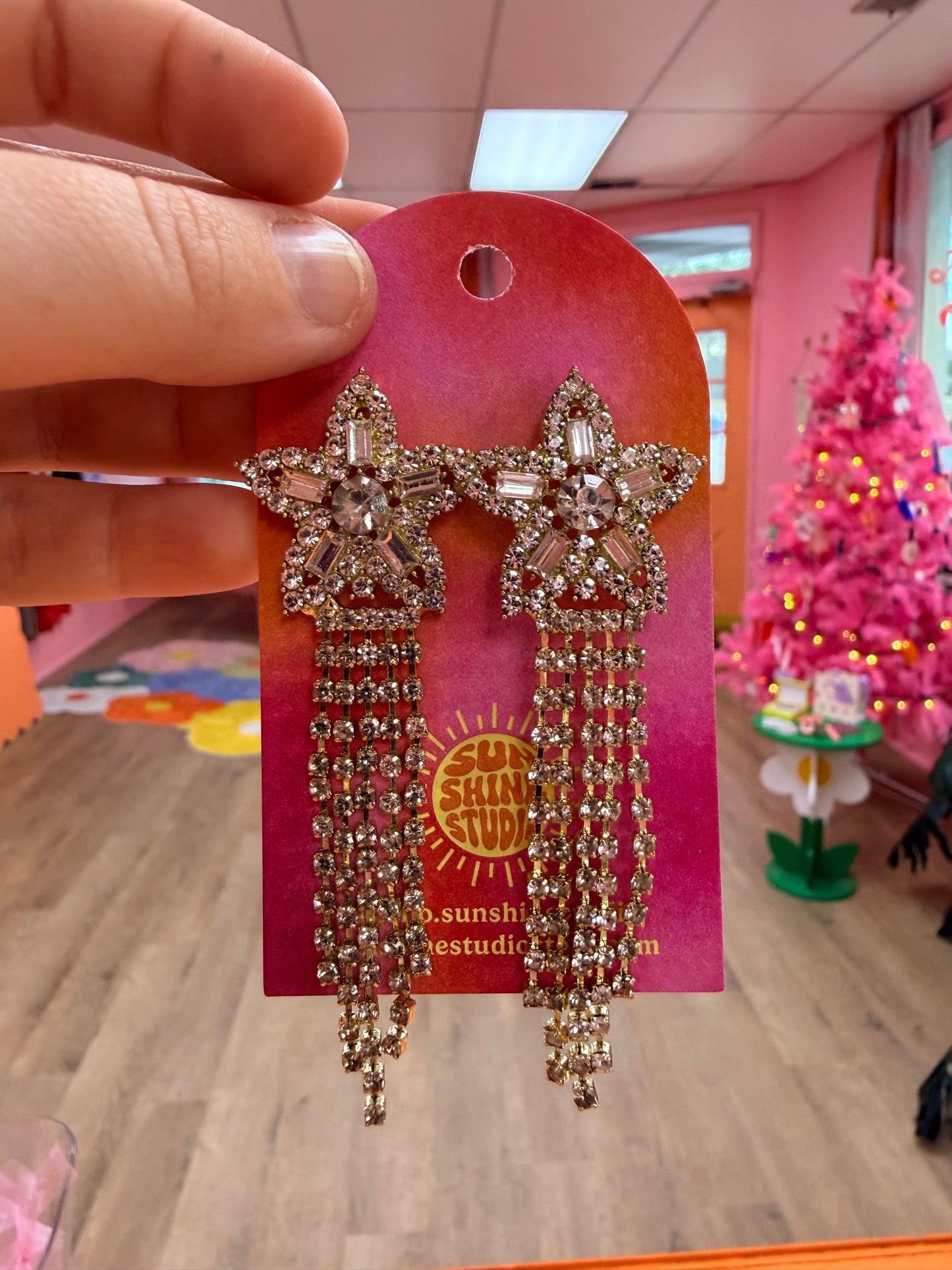 Sparkle Statement Earrings