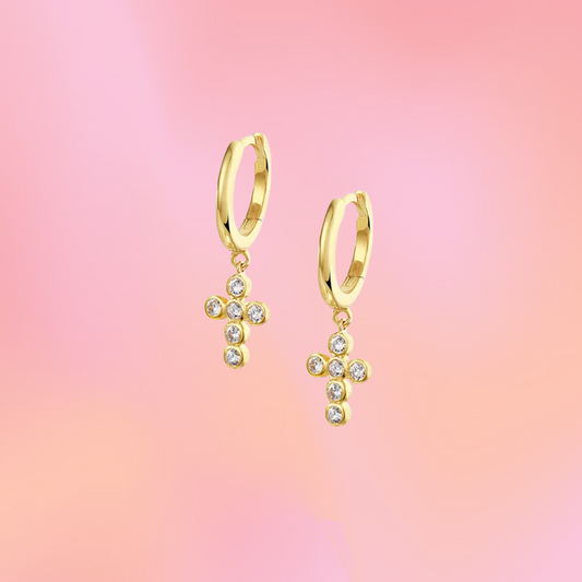 Bubble Gem Cross Huggies