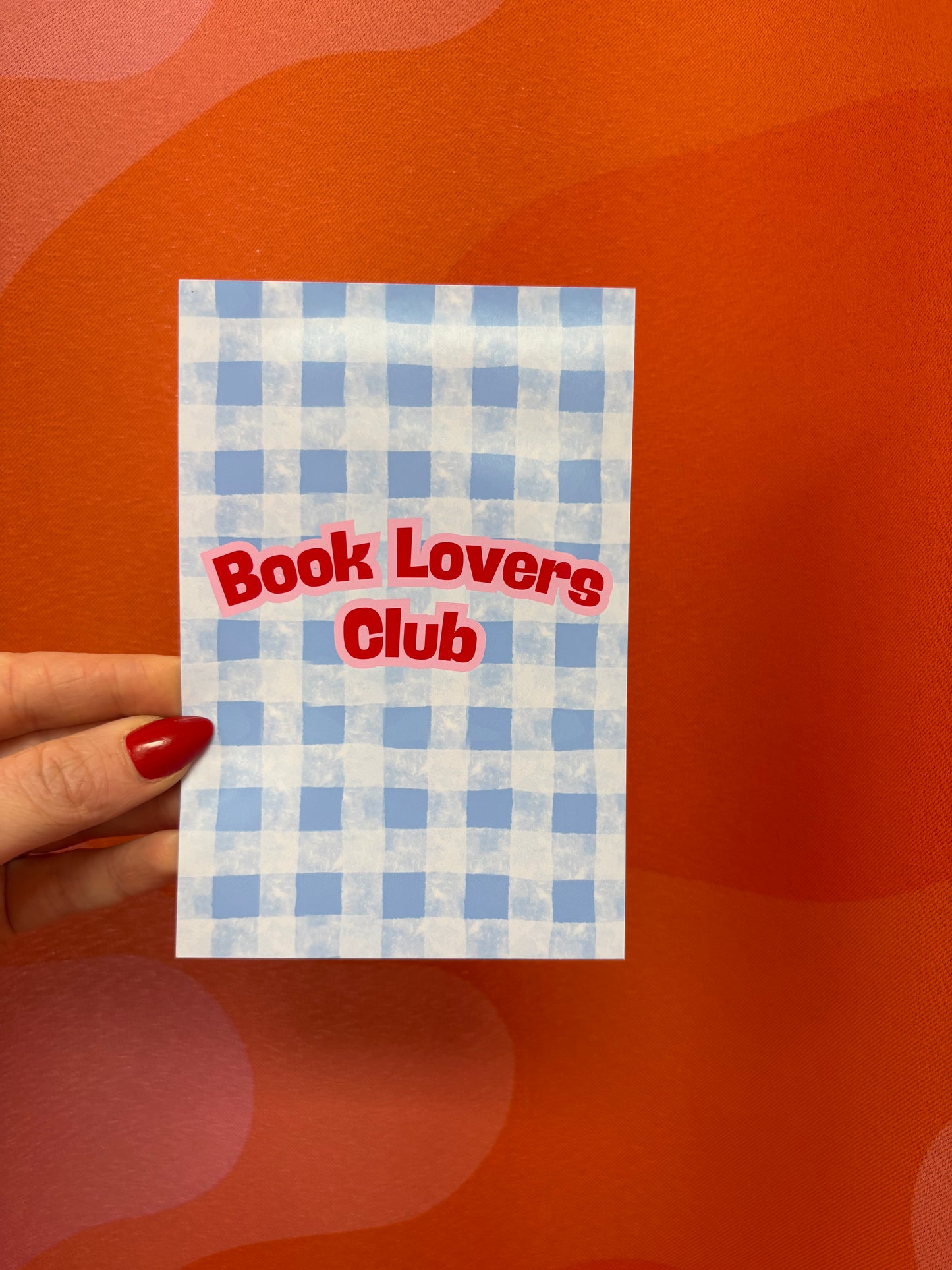 Book Lovers Club Post Card
