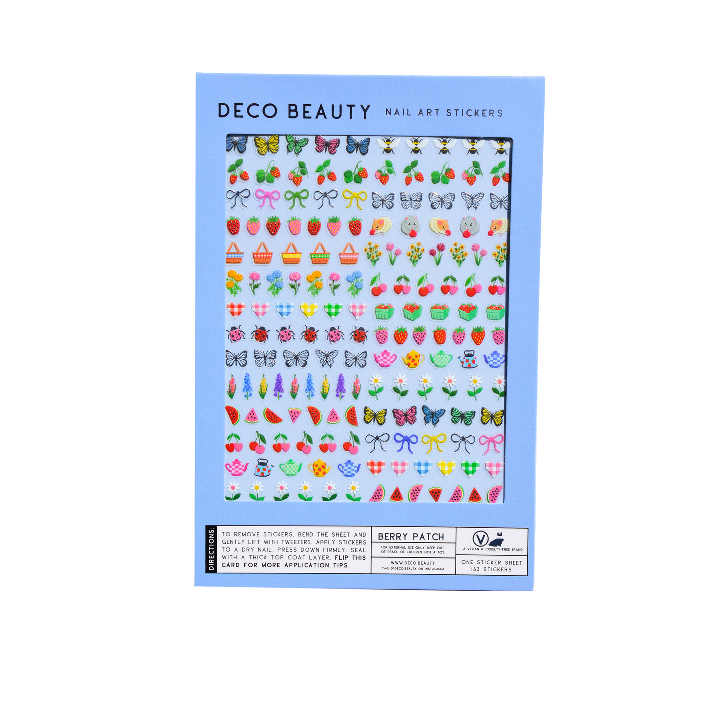 Nail Art Stickers - BERRY PATCH