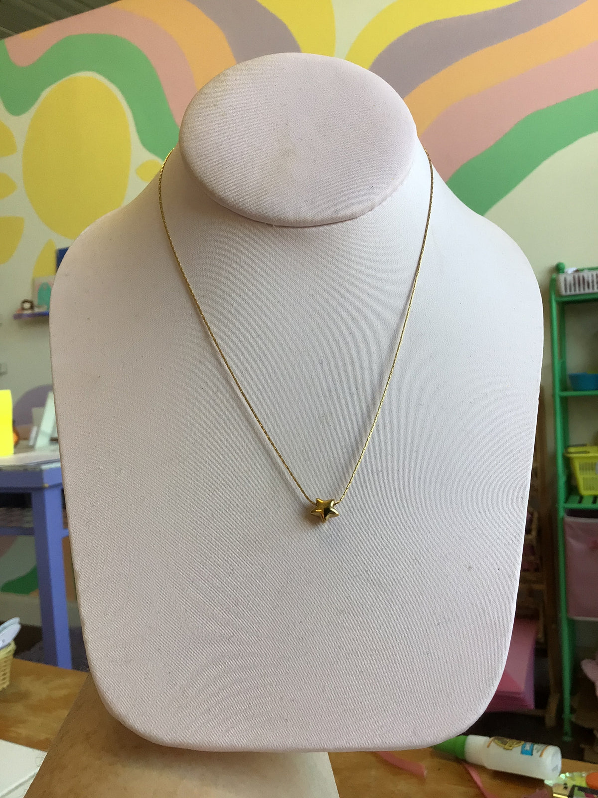 Tiny Bubble Star Necklace
