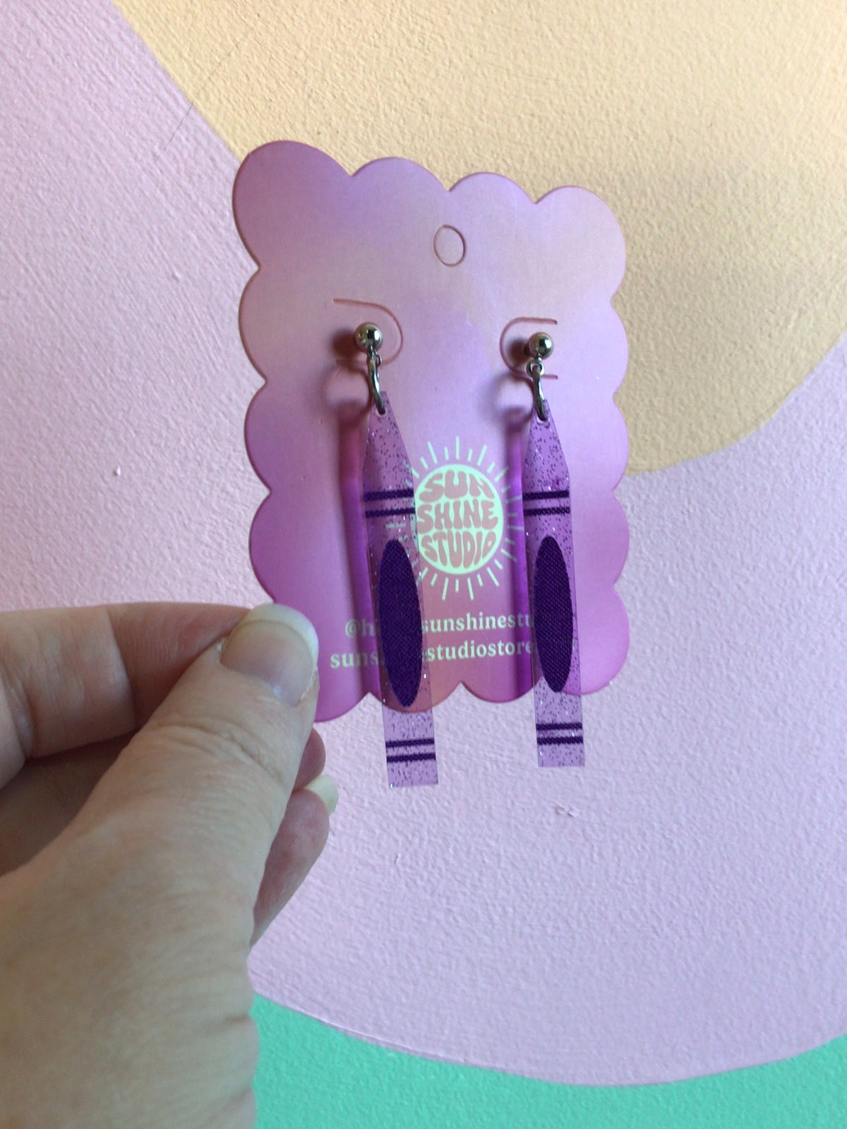 Jumbo Crayon Earrings