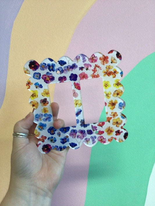 Watercolor Flower Outlet Cover