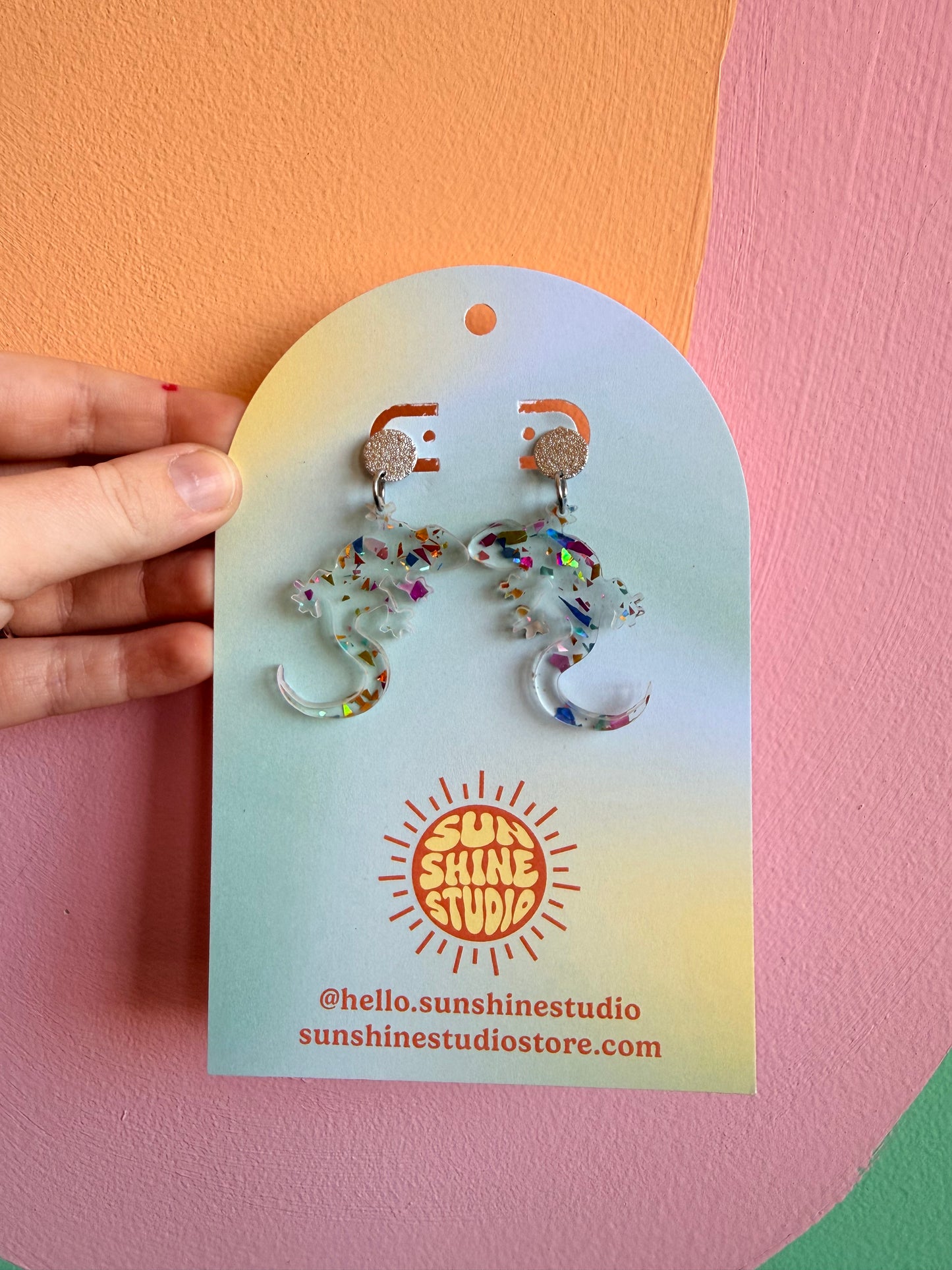 Baby Lizard Earrings
