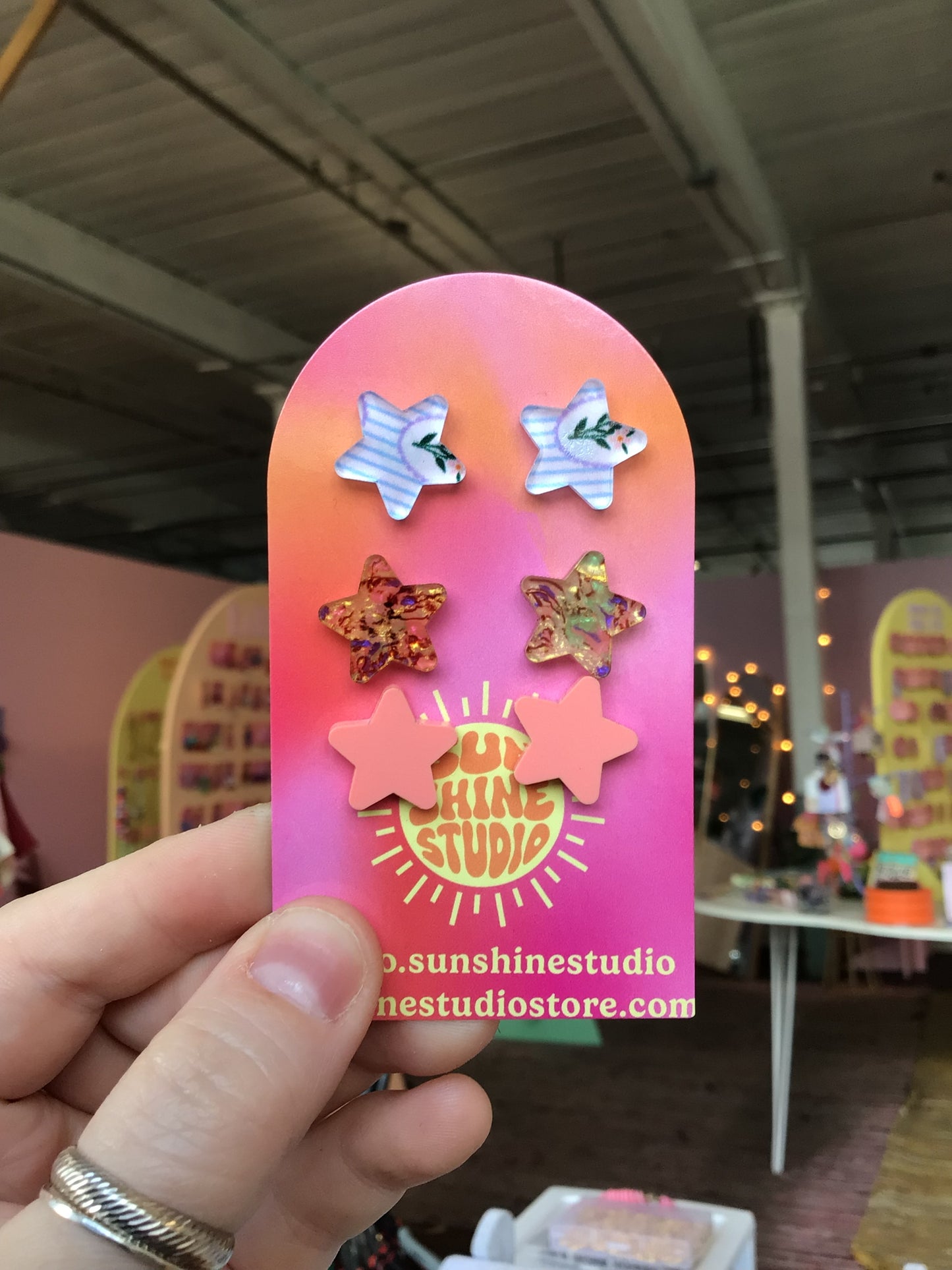 Colorful Printed Stud Pack