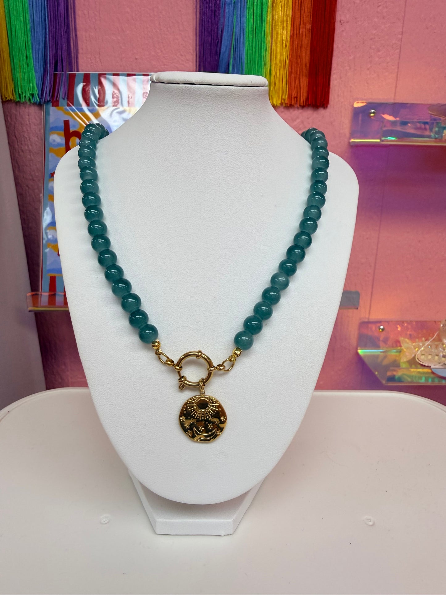 Gracie Titanium Beaded Necklace