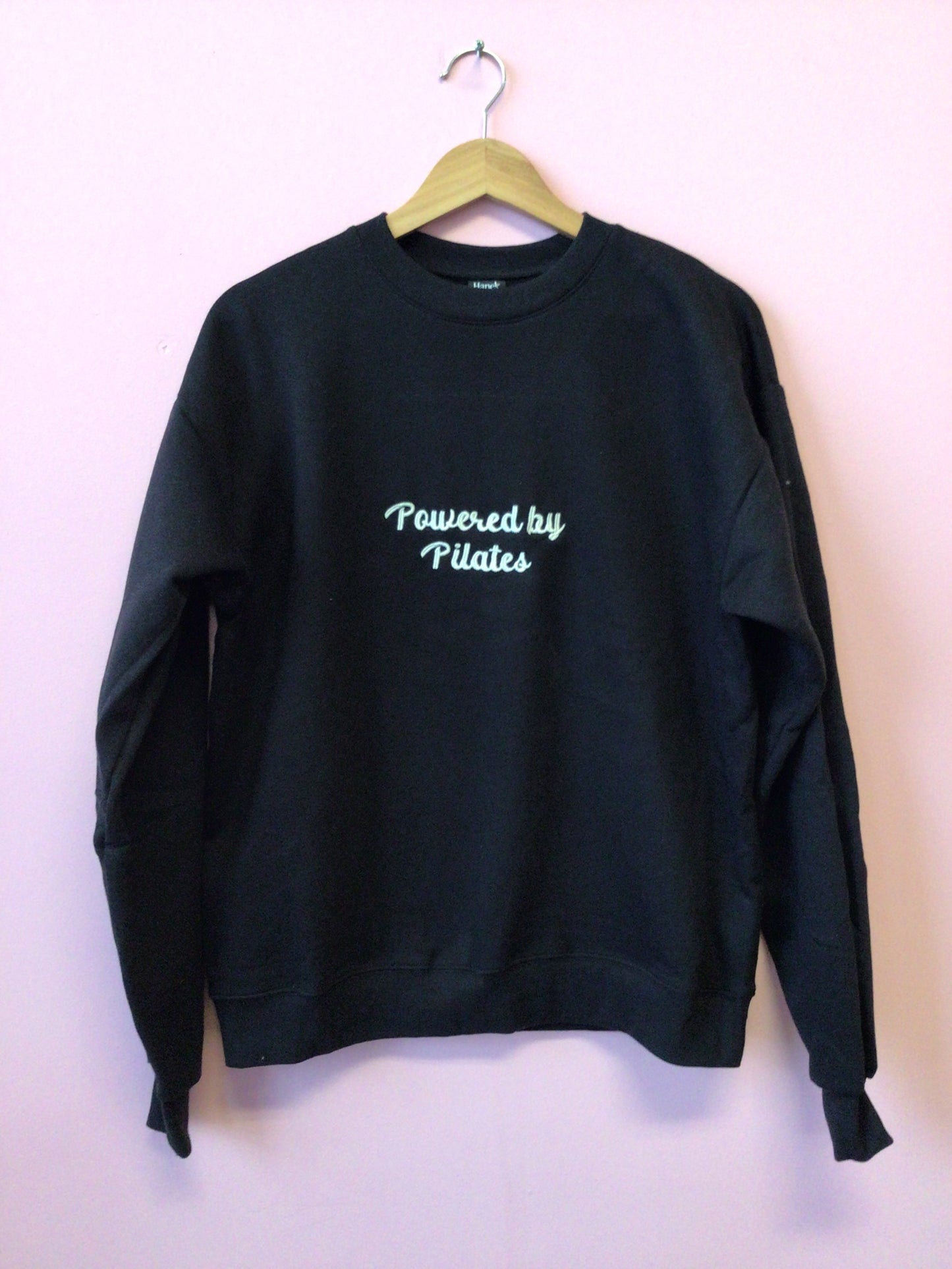 “Powered by Pilates” Embroidered Top