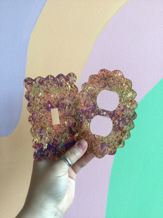 Golden Abalone Outlet Covers