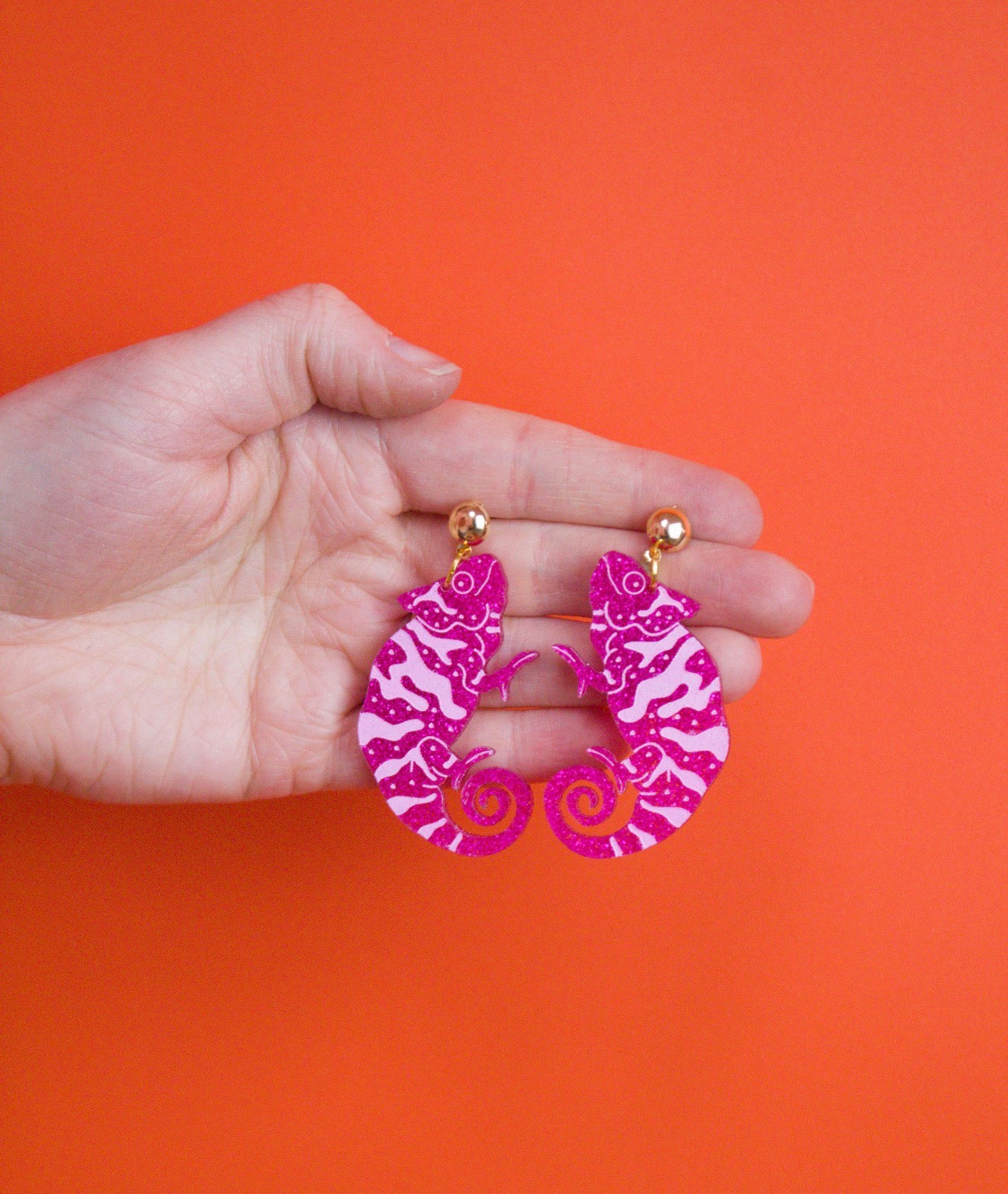 Chameleon Dangle Earring