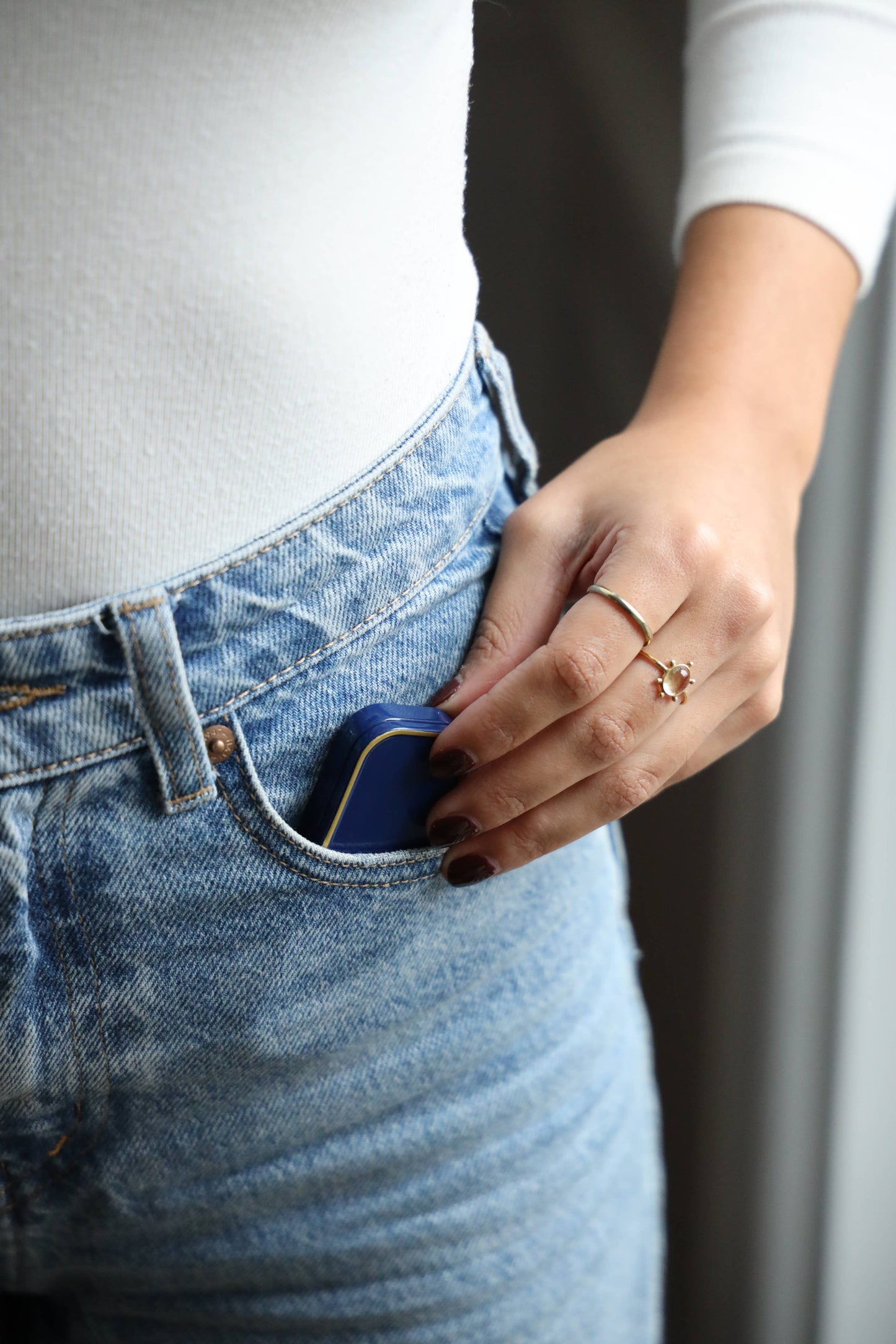 Monaco Midnight Blue Refillable Compact - ema