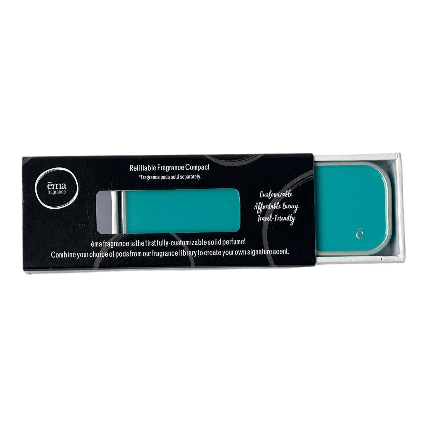 Amalfi Aqua Refillable Solid Perfume Compact - ēma 