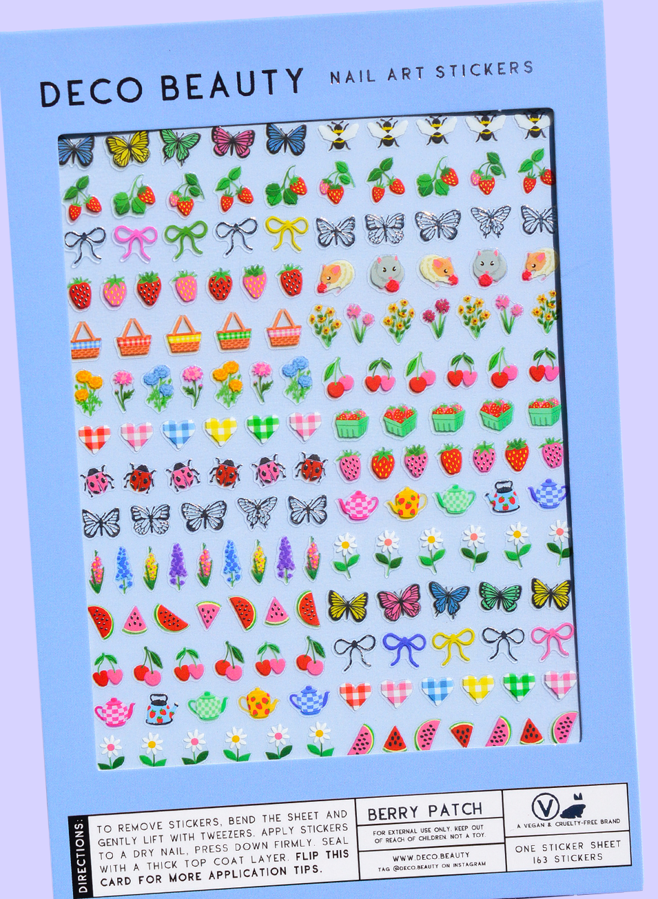 Nail Art Stickers - BERRY PATCH