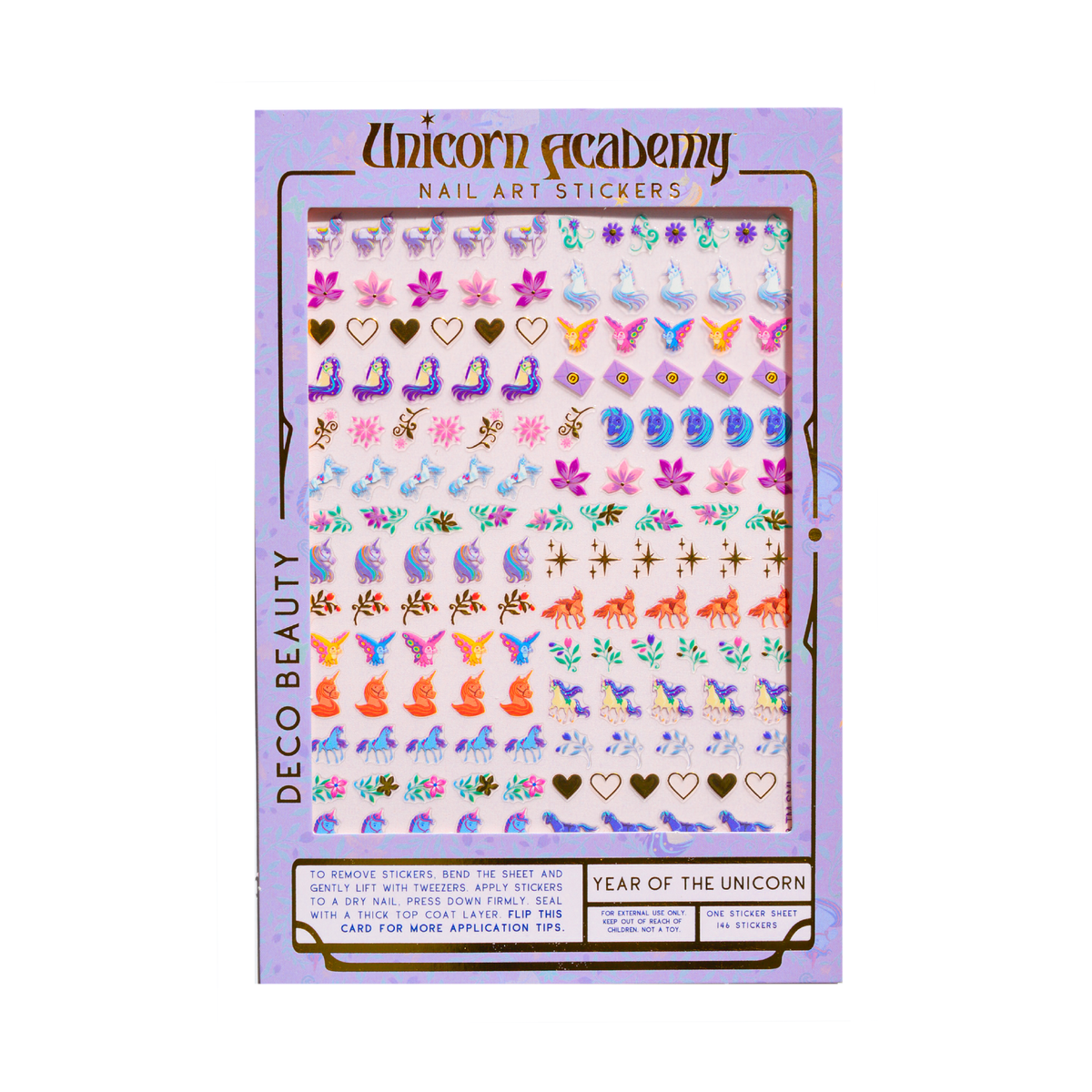 Nail Art Stickers - YEAR OF THE UNICORN