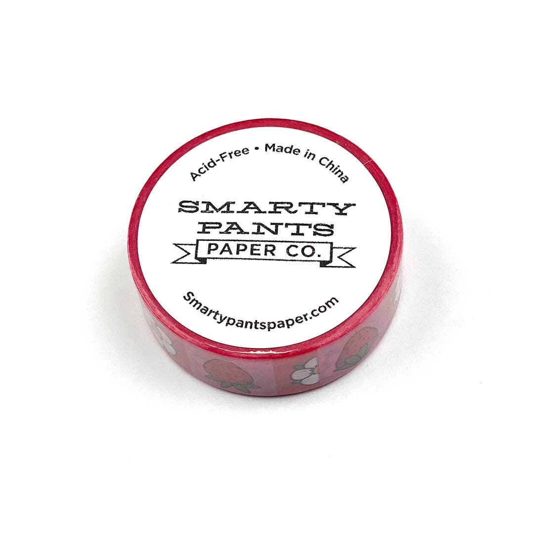 Strawberry Checkers Washi Tape