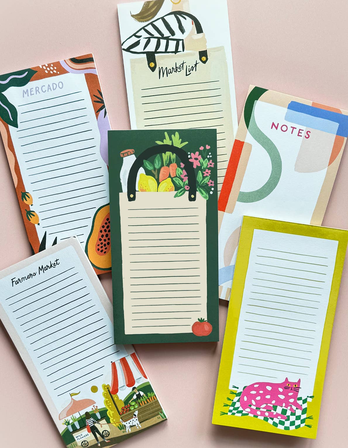 Magnetic Market List Notepad | Kitty