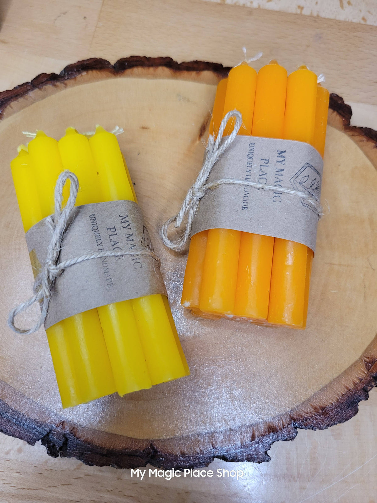 Pack of 10 colored spell candles, Chime Candle 4 Inches: Black