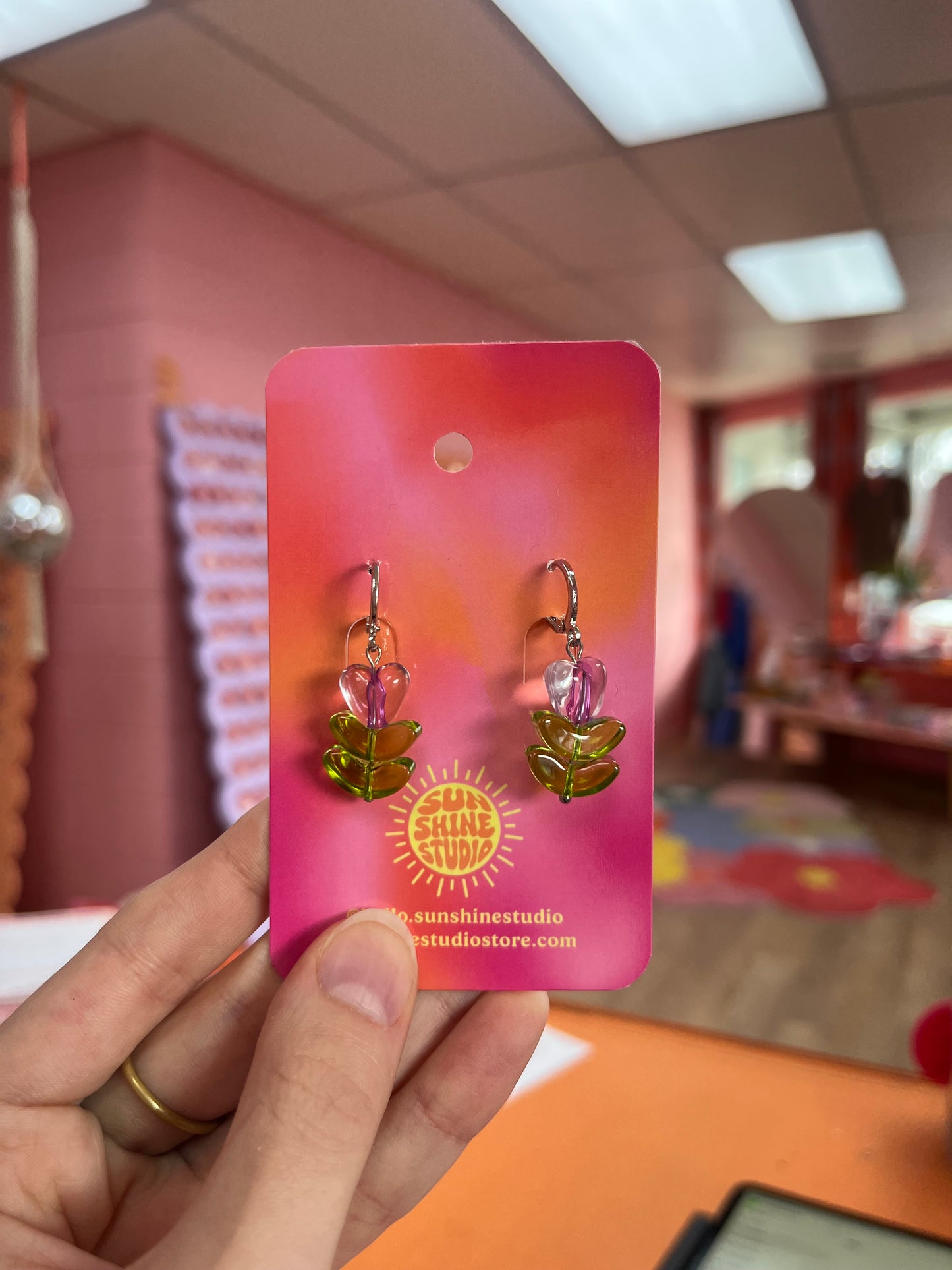 Love Blooms Valentine Earrings