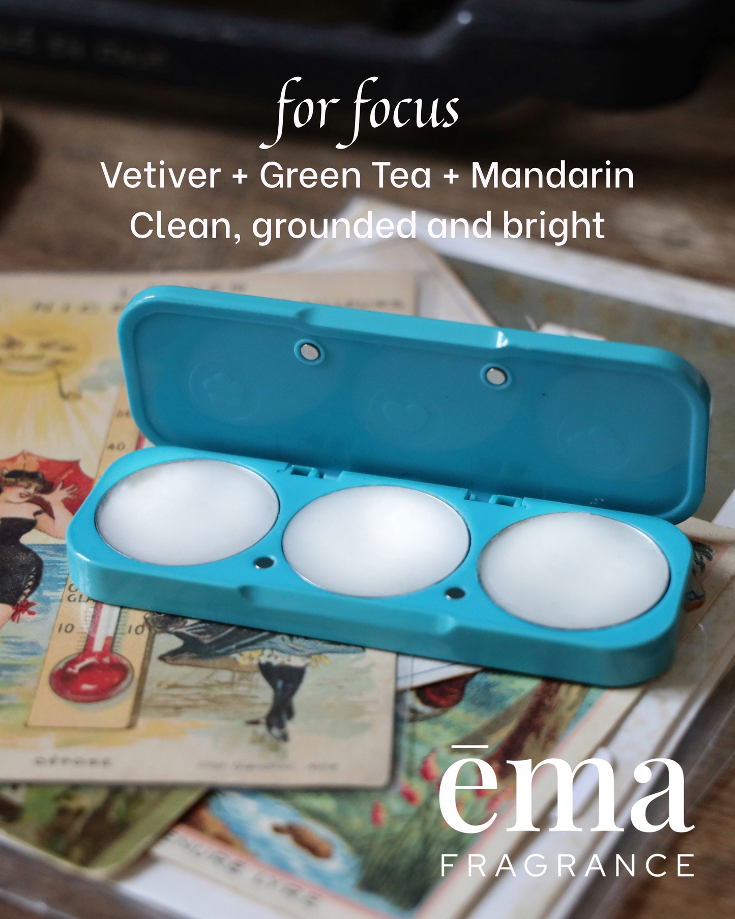 Mandarin Solid Perfume Pod (2g) | Refillable Clean Fragrance