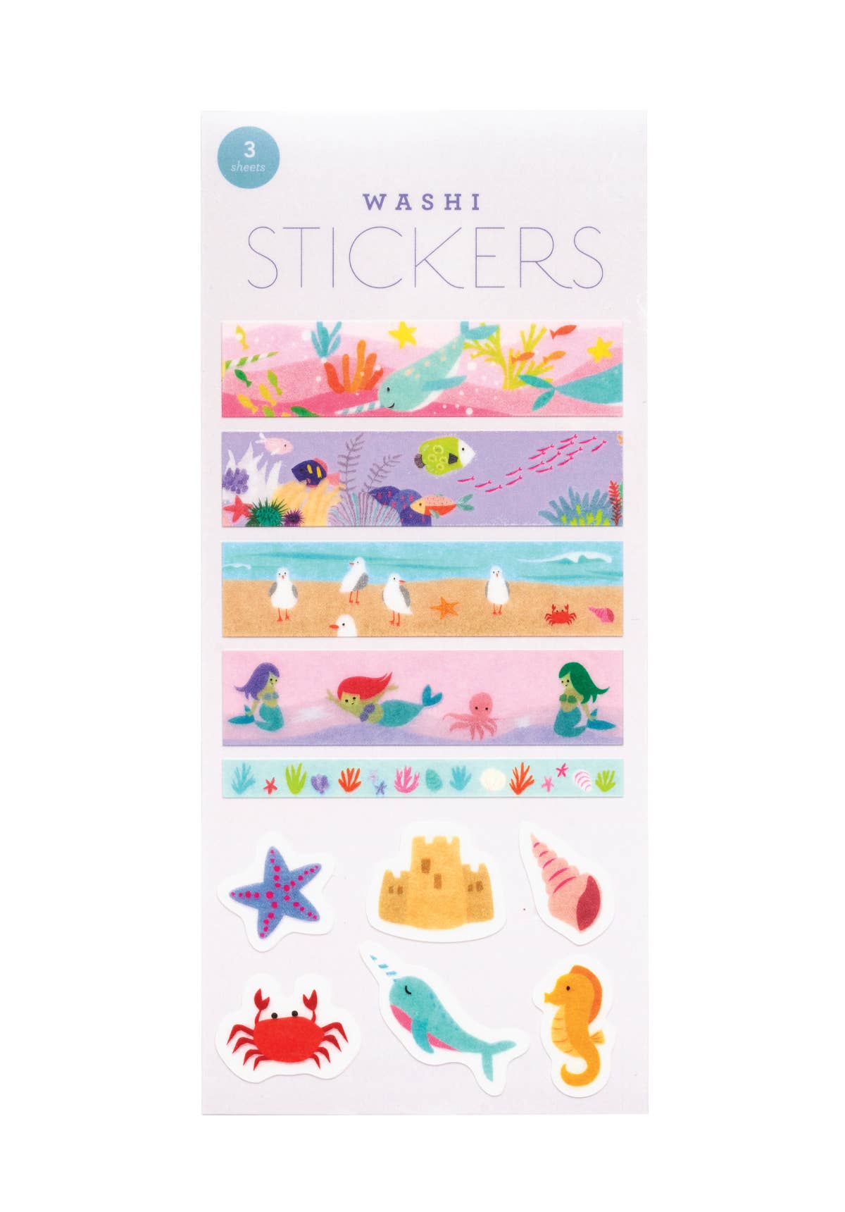 OCEAN WASHI STICKERS