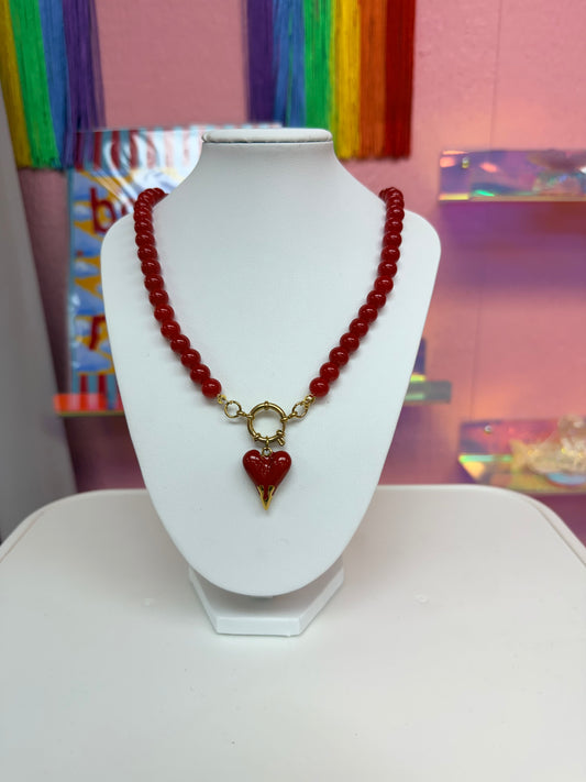 Charli Titanium Beaded Necklace