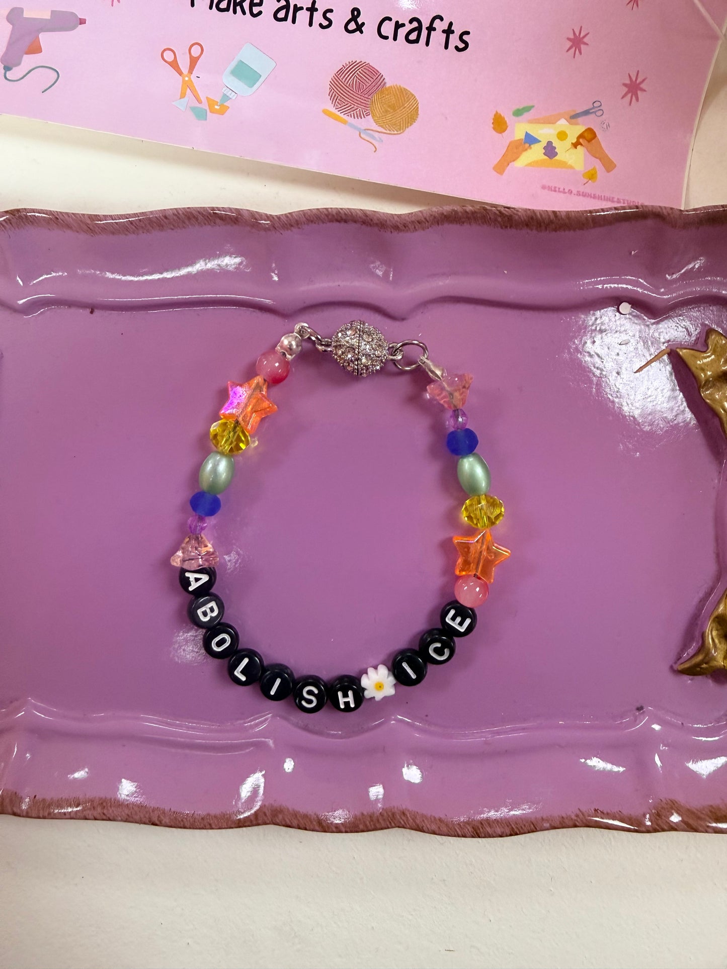 "Abolish ICE" Pride Bracelet