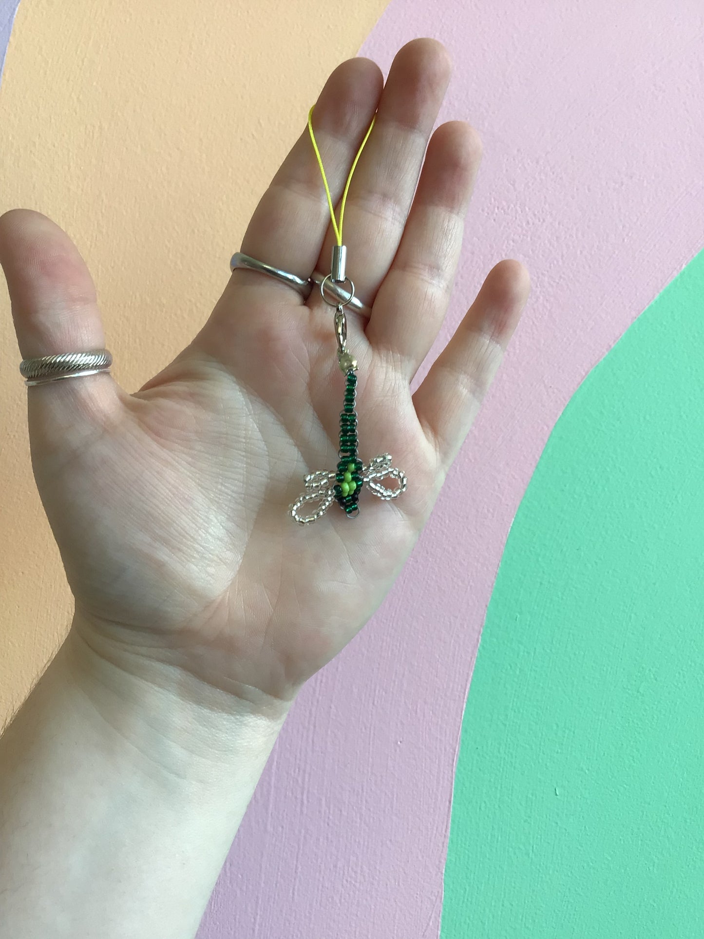 Teeny Beaded Phone/Bag Charms