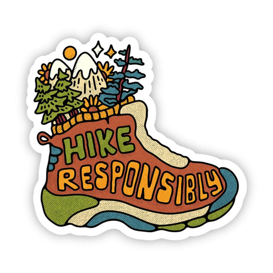 "Hike Responsibly" Sticker