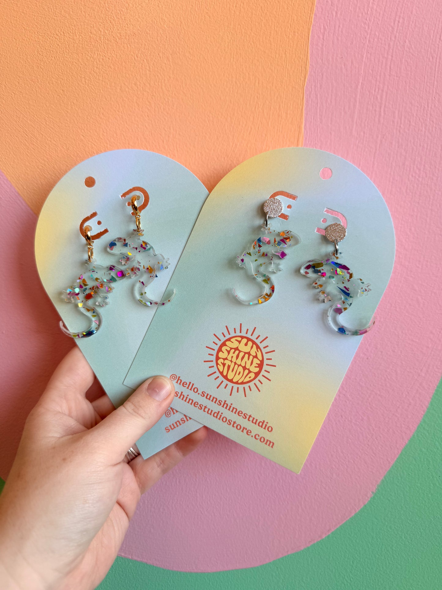 Baby Lizard Earrings