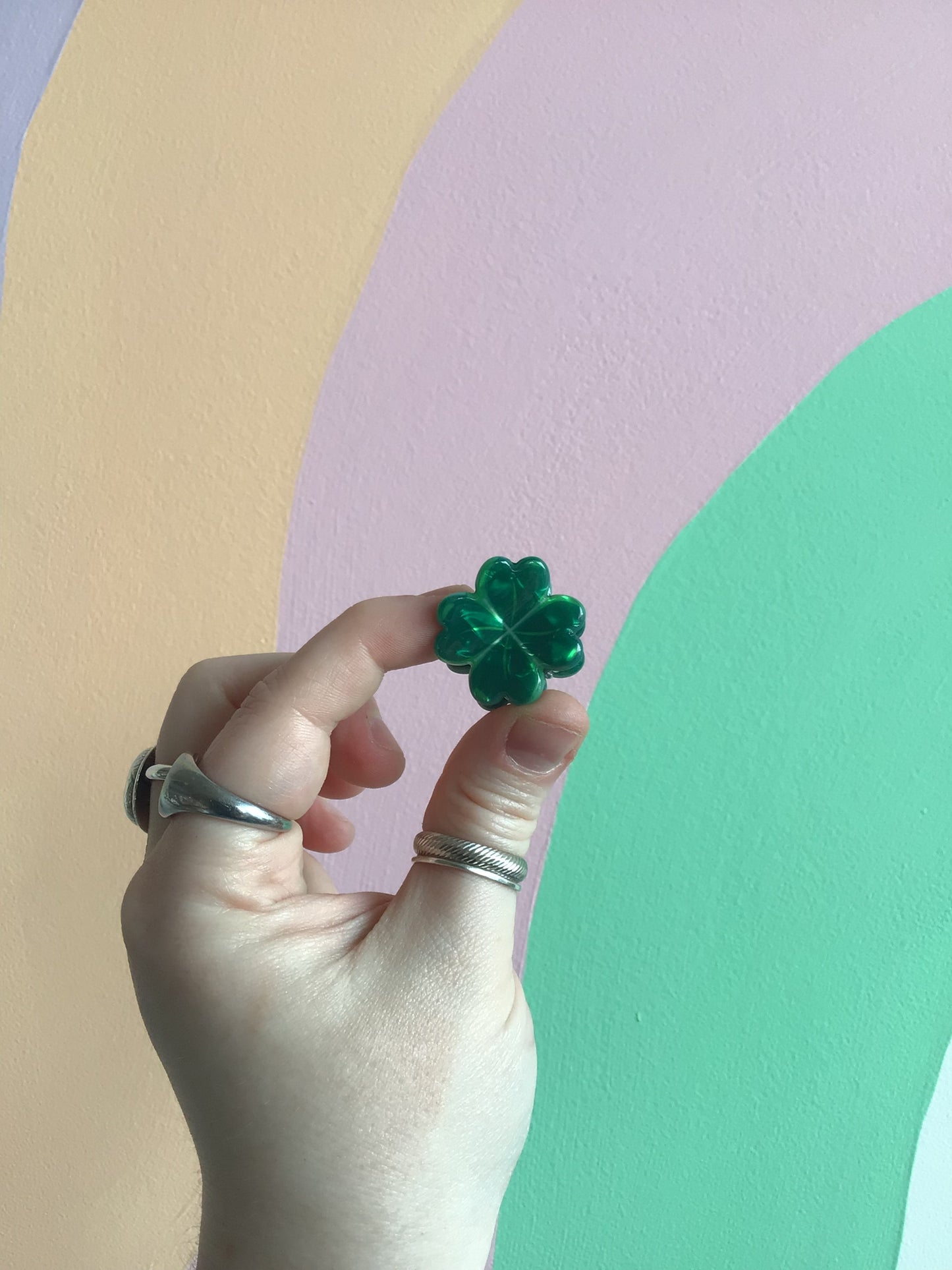Lucky Charm Teeny Hair Claws