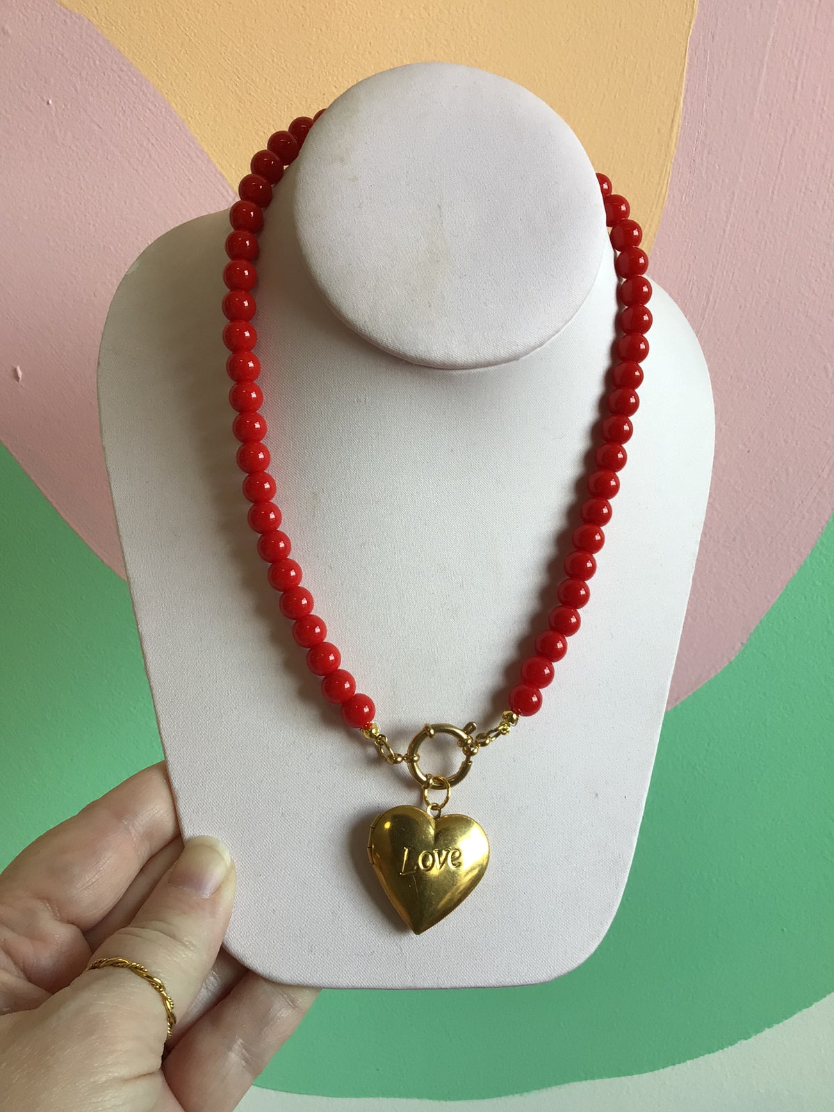 Gara Titanium Beaded Necklace