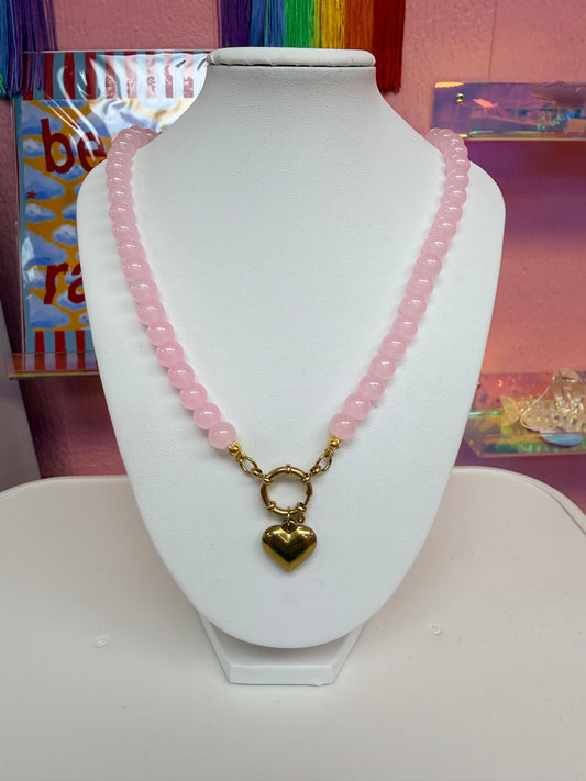 Ariana Titanium Beaded Necklace