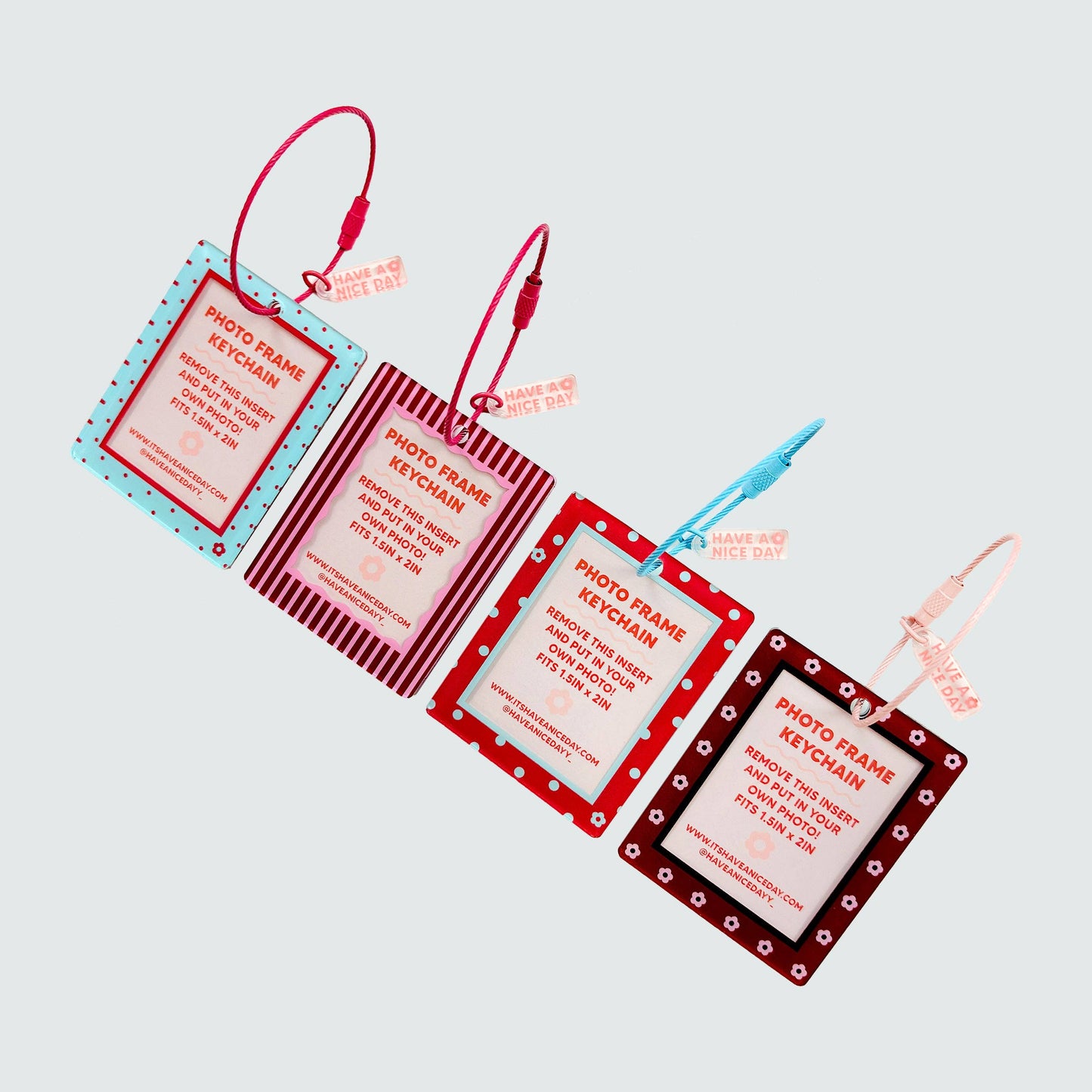 Photo Frame Keychain- Forever & Always