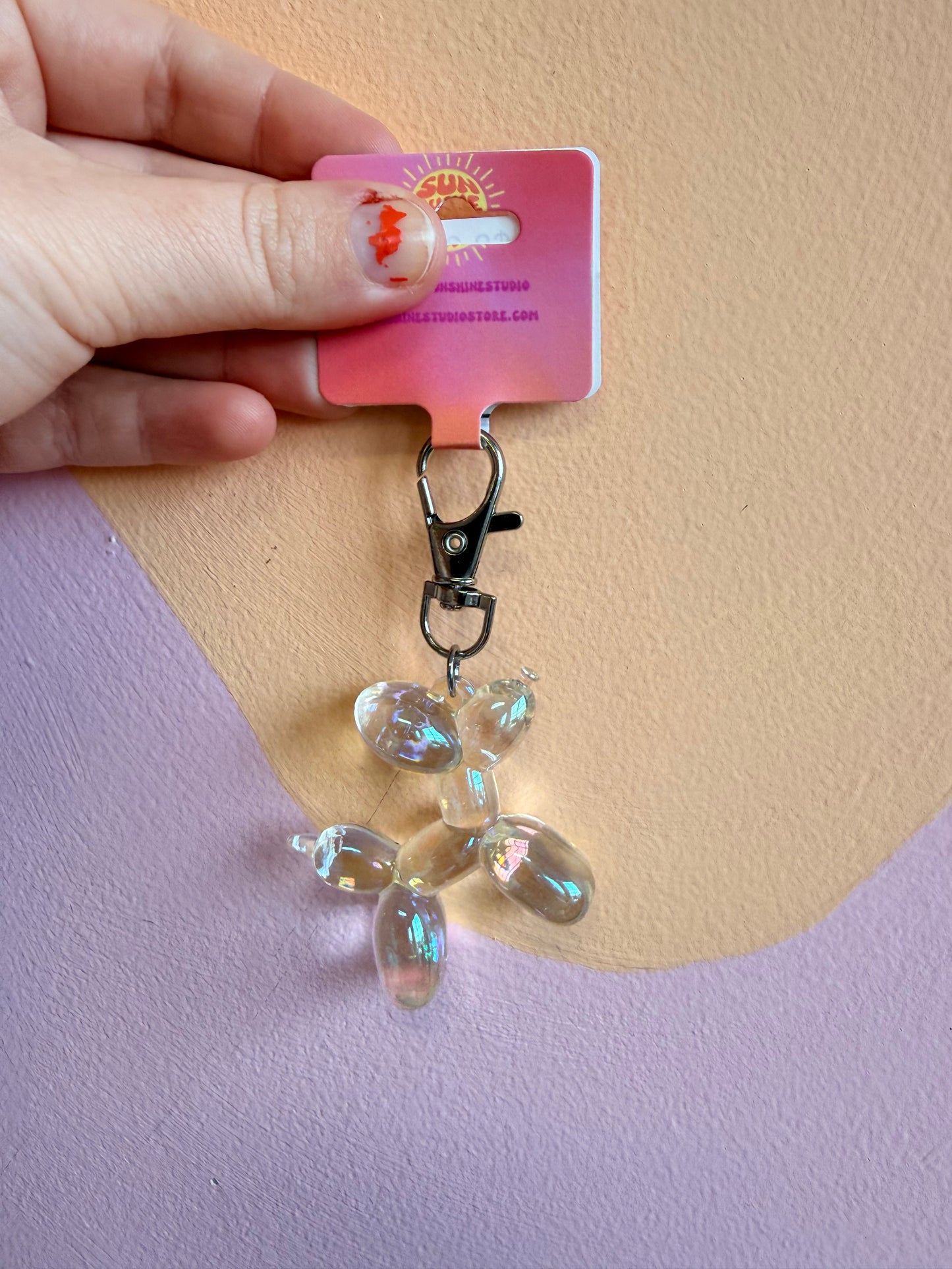 Balloon Animal Statement Keychain