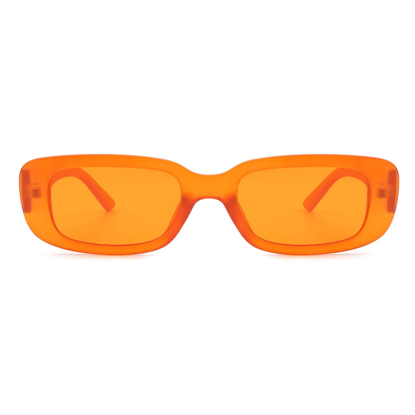 Rectangle Narrow Fashion Vintage Slim Retro Sunglasses: No Packaging