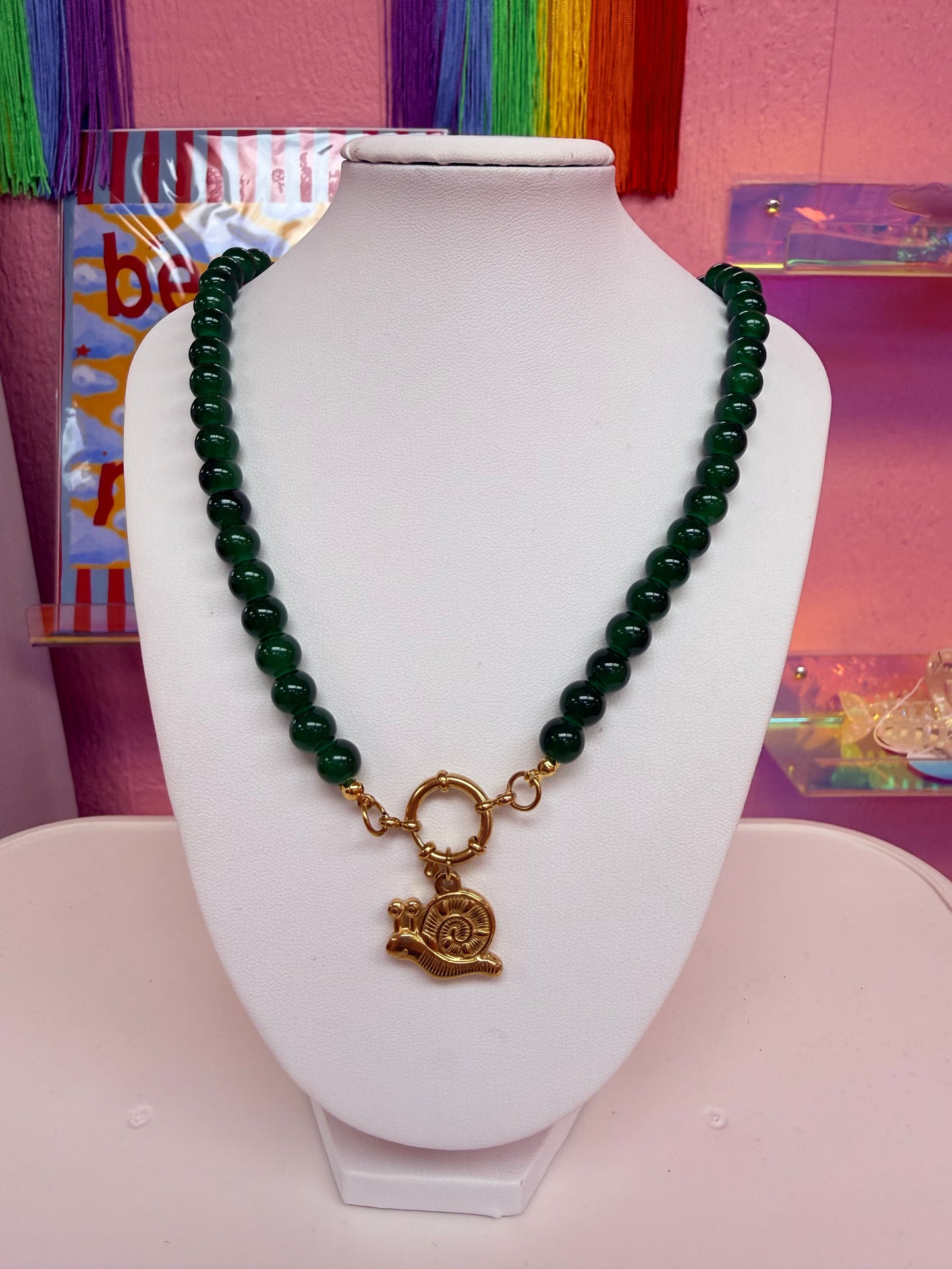 Lana Titanium Beaded Necklace