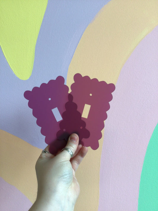 Matte Plum Outlet Covers