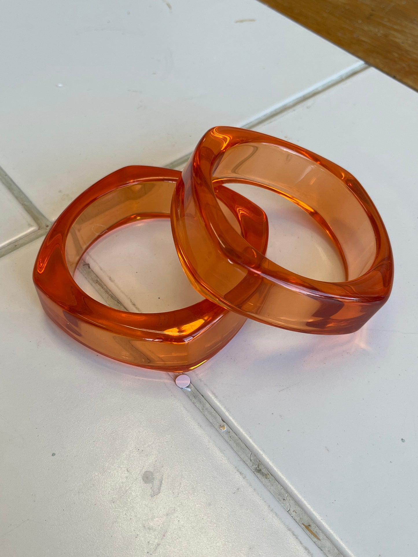 Transparent Acrylic Bangles