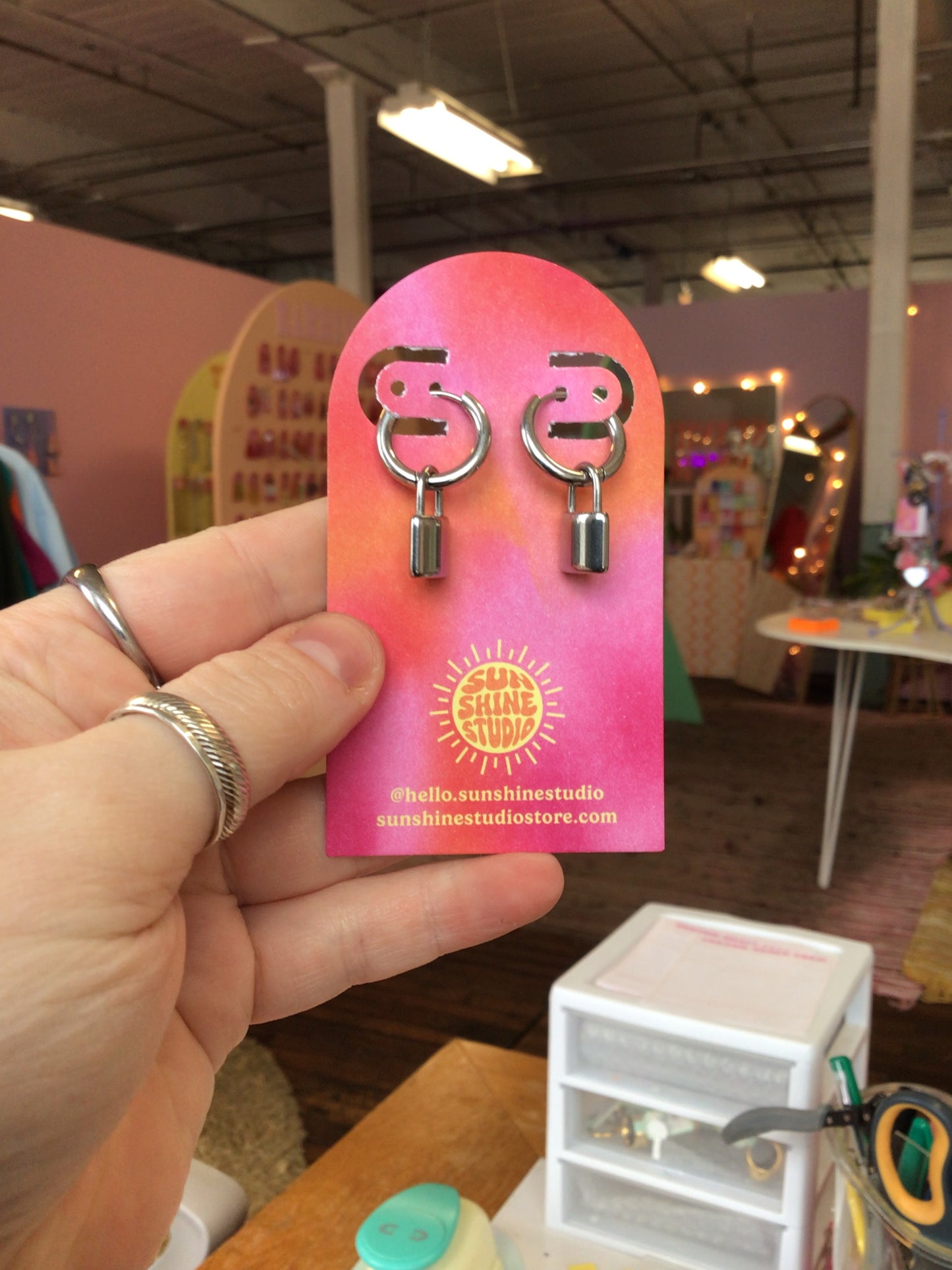 Stainless Steel Padlock Hoops