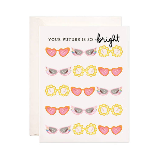 Bright Future Greeting Card - Punny Congratulations Card
