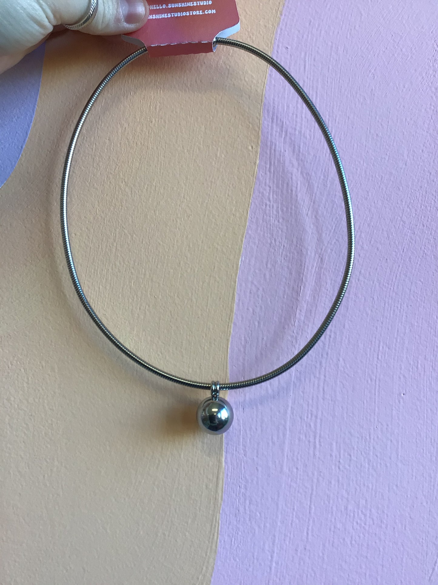 Titanium Puffy Choker