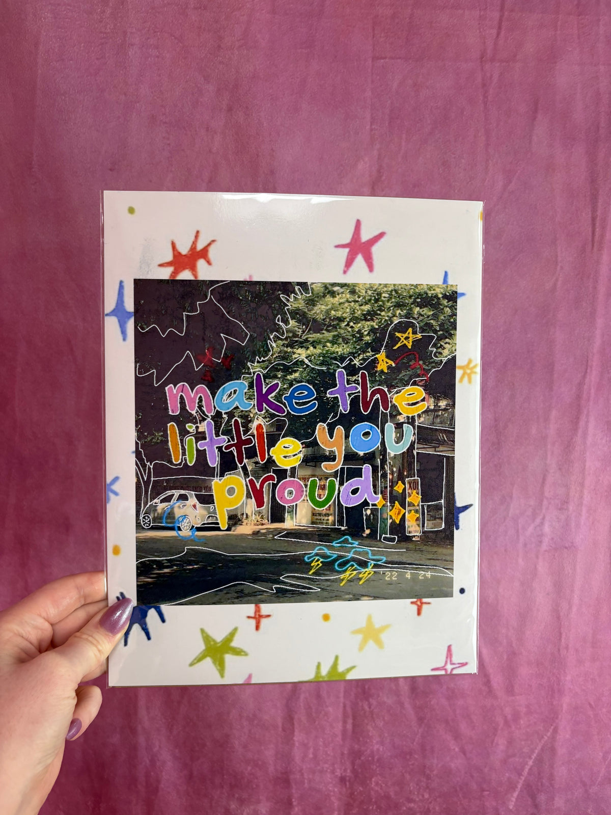 “Make the Little You Proud” Wall Photo