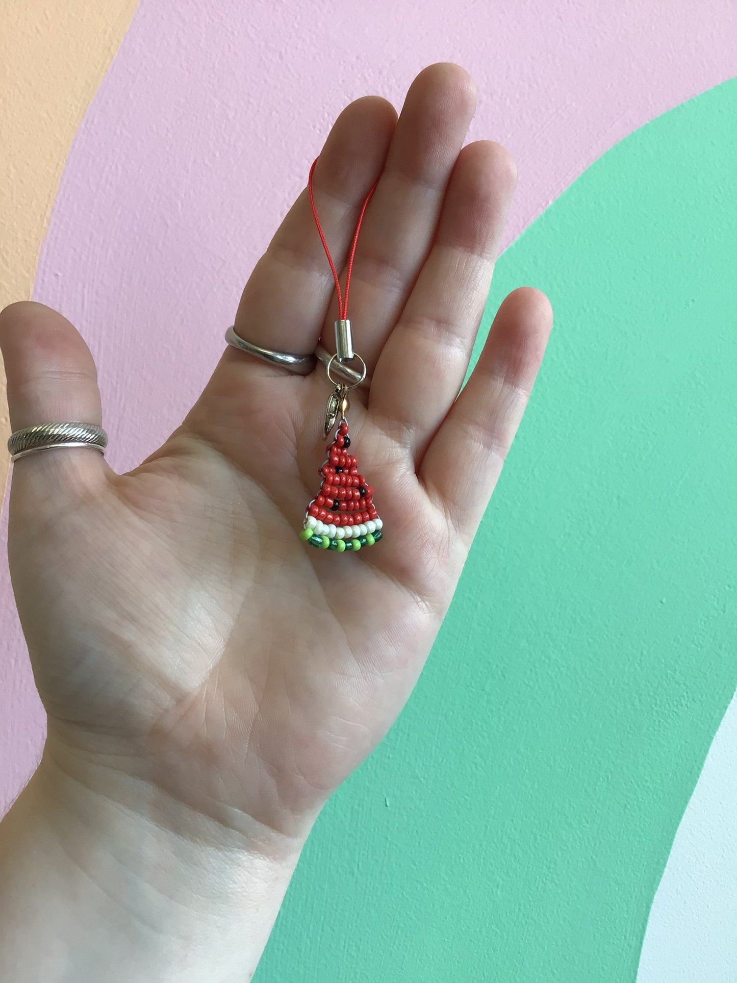 Teeny Beaded Phone/Bag Charms